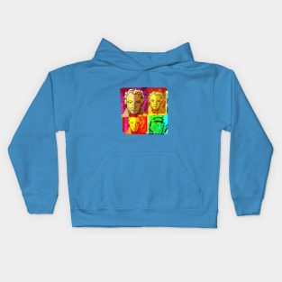 WILLIAM BLAKE COLLAGE: ENGLISH POET, WRITER, ARTIST Kids Hoodie